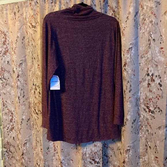 Jockey Luxe Touch Burgundy Pullover Size Large‎ - Picture 2 of 3